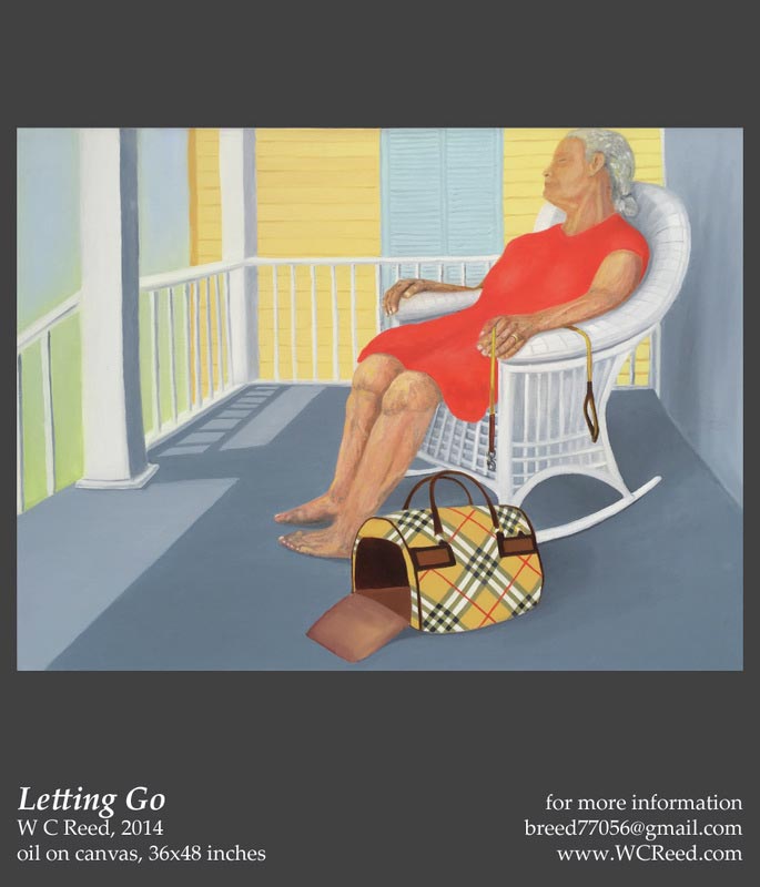 Letting Go, an original Painting by William Reed, Oil on Canvas, 36 x 48
