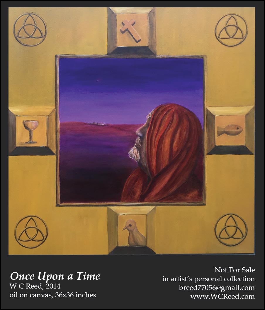 Once Upon a Time, an original Painting by William Reed, Oil on Canvas, 36 x 36